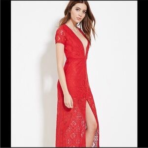 Red forever 21 dress